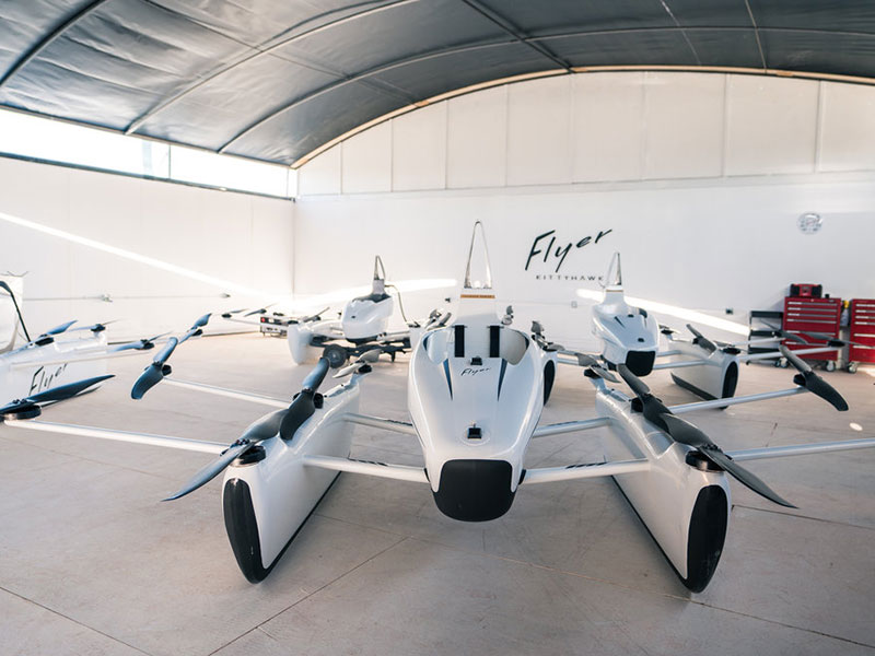 هكذا تعمل سيارة Flyer الطائرة من Kitty Hawk